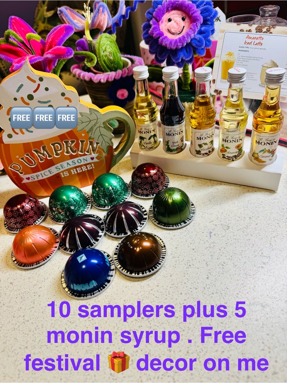 Nespresso VERTUO Festivel gift 🎁 sampler